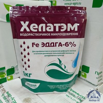 Удобрение ХЕЛАТЭМ Fe 6 Fe EDDHA (ЭДДГА) 6 % купить  в Череповце