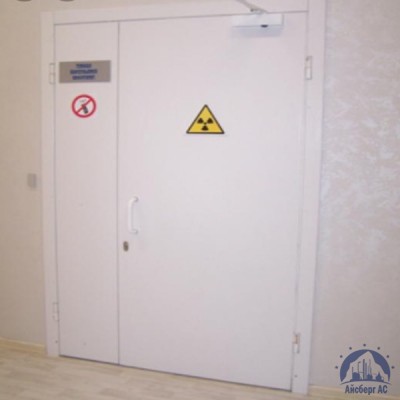 Рентгенозащитная алюминиевая дверь 1070х2080-1 мм купить  в Череповце
